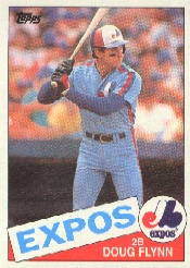 1985 Topps Baseball Cards      554     Doug Flynn